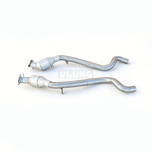 ท่อไอเสียสแตนเลสแบบ High Flow Thermal Insulation Downspout สำหรับ Porsche Panamera 970 3.6L ปี 2009-2013 สำหรับการปรับแต่งรถแข่ง - Product Image 4