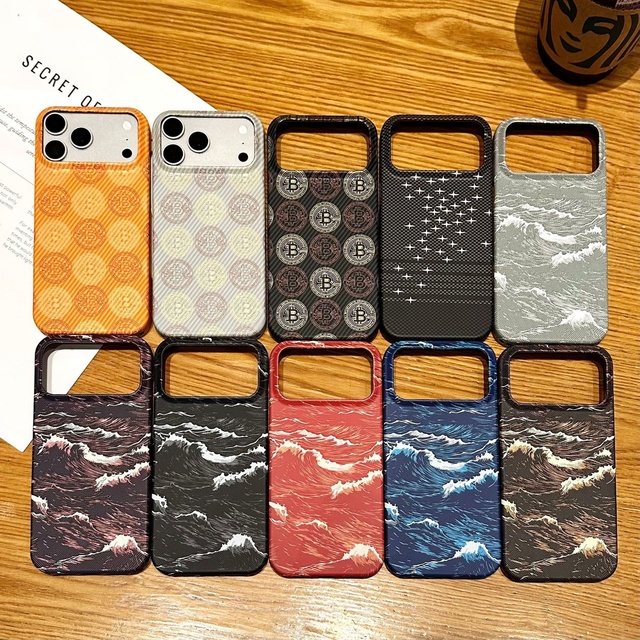 Wholesale for iphone 17 Pro Max 12 13 14 15 16 AIRAramid Fiber Aramid Fiber Phone Case Magnetic Shockproof Business Ultra Thin Cover