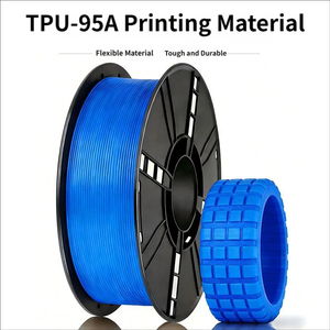 PLA TPU 95A Flexible 1.75mm <b>3D</b> <b>Printer</b> Filament White for Soft Prints and Shoe Insoles - Product Image 3