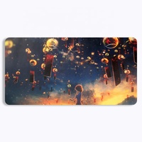 Tapis de souris de jeu Tapis de jeu imprimé d'écriture en cuir PU Tapis de souris personnalisé Tapis de bureau grand tapis de bureau imperméable pour bureau maison