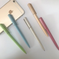 Bolígrafos Promocionales Ecológicos Biodegradables de Paja de Trigo con Logotipo Personalizado para Hotel