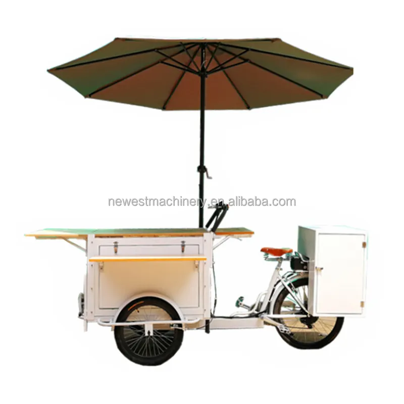 Tricycle électrique pliable à 3 roues, nouveau camion alimentaire, usine en chine, alimentation, café, nourriture