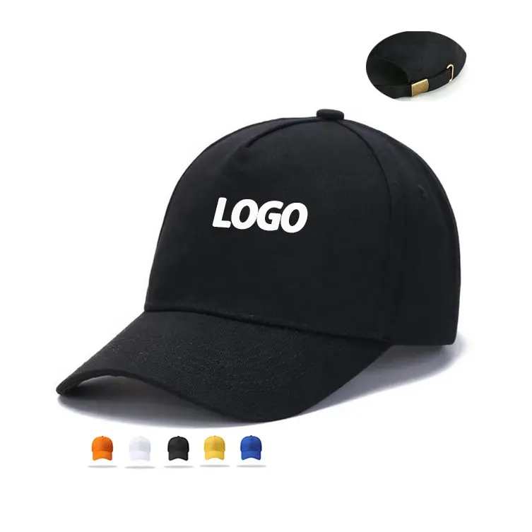 OEM topi pria buatan kustom Logo bordir 3D topi pria Golf dewasa 5 Panel topi kasual olahraga uniseks topi bisbol kustom