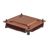 Plaque de refroidissement à eau en aluminium 40x40 cpu, radiateur extrudé personnalisé, bloc de refroidissement liquide bleu, dissipateur thermique