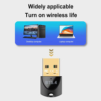 Adaptateur USB BT 5.4, adaptateur Dongle sans fil pour PC souris sans fil clavier musique récepteur audio émetteur BT5.4V
