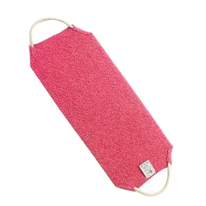 Two sides Handles Concave-Convex texture fabric Easily foams Deep Cleaning Exfoliating Scrubber