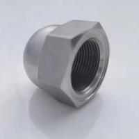 Écrou dôme hexagonal en acier inoxydable Q 395, écrou hexagonal à pas fin