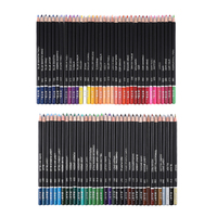 Vente flash - Crayons de couleur professionnels à cœur souple, personnalisés, à base d'huile, lot de 72 crayons de couleur
