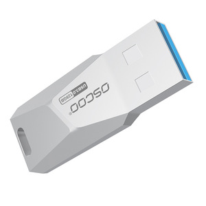 OscOO Metal <b>USB</b> <b>Flash</b> <b>Drive</b> 32GB Waterproof Engraved Business Gift Promotional <b>USB</b> Stick Silver Color - Product Image 5
