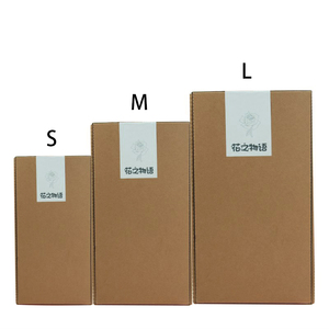 Ramo de flores de cartón corrugado, firme y creativo, venta al por mayor, embalaje exprés, caja de cartón para correo - Product Image 3