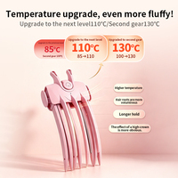Peigne Électrique Sans Fil Volumisant à Double Rangée de Dents, Activé par la Chaleur, Rechargeable, pour Rehaussement du Haut du Cuir Chevelu et Coiffage des Racines