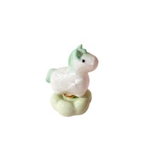 Xiaohongshu Hype Crystal Glaze Little Horse Ceramic Spinning Ornament Decorative Desktop Stress-Relief Gadget Cute Healing Small