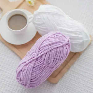 毛糸100ポリエステル手編み用格安かぎ針編み毛糸