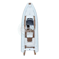 Bateau de plaisance gonflable en fibre de verre de 9,6 m (31,5 pi) avec tubes Hypalon et Orca, table à manger incluse, idéal pour les loisirs nautiques - À vendre