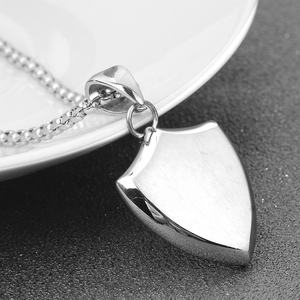 Nueva personalizada simple de acero inoxidable colgante de collar de plata punk rock declaración de fundición de los hombres de la joyería collares de cadena para niños hombre - Product Image 3