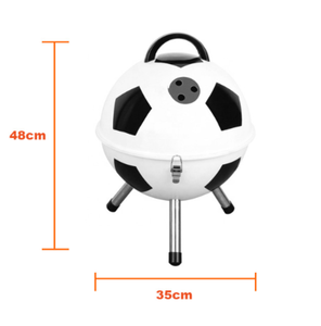 Griglia BBQ a Carbone Salvaspazio con Design a Pallone da Calcio per Campeggio, <span class=keywords><strong>Spiaggia</strong></span> e Picnic a Prezzo All'Ingrosso - Product Image 2