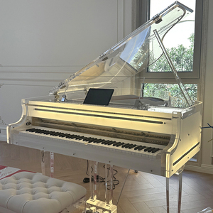 Piano à queue compact haut de gamme personnalisé en cristal, auto-accordant, pour la maison et la scène, 152/160/170/186 cm - Product Image 2