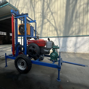 Tragbare Kleine Maschine für Landwirtschaftliche Bewässerung, Tiefbohrgerät für Wasserbrunnen 100m 150m 200m, 25PS Diesel-Hydraulik - Product Image 2