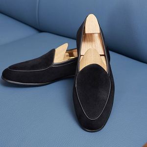 Nouveaux Mocassins Homme à Bout Carré 2025 – Légers, Respirants, Antidérapants, à Lacets – Tendance Britannique Printemps/Été pour le Bureau et la Carrière - Product Image 4