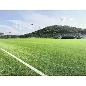 Sepakbola turf 40mm rumput buatan sepakbola turf profesional disetujui proyek rumput rumput untuk sepak bola luar ruangan sepak bola