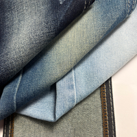 Tissu Denim Brut Bleu Soufre, Mélange Coton Extensible de Haute Qualité, Largeur Stable 167-170 cm, pour Vente en Gros