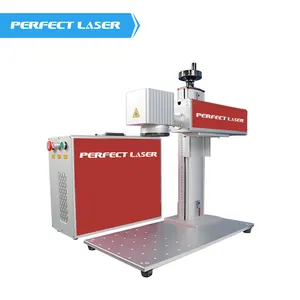 Laser sempurna jual panas 20w/30w/50w/100w mesin penanda Laser serat Desktop untuk lembar tembaga/Aluminium