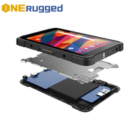 Tableta Robusta Industrial ONERugged de 8 Pulgadas, 5G LTE, Batería de Larga Duración, Android 11, Octa Core, NFC, Puertos USB Duales, Resistente al Agua IP67