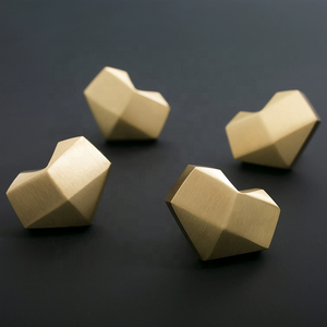 Hot Sale love Style Gold Brass Furniture Handle Cabinet Dresser Drawer <strong>Door</strong> <strong>Knobs</strong> - Product Image 3