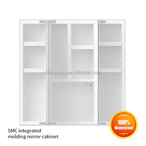 Mueble de baño multifuncional moderno resistente al agua con espejo inteligente y cajón de lavabo para hoteles - Product Image 3