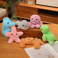 Boneka Hewan Laut Baru dengan Isian Kapas PP, Langsung dari Pabrik, Mainan Mini Claw Machine, Desain Boneka Plush