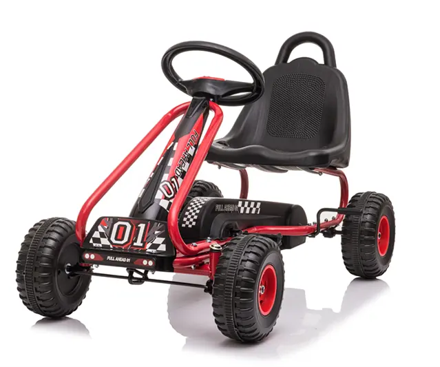 A buon mercato giocattolo per bambini regalo pedale go kart ruota di plastica a quattro ruote go kart per bambini regalo giro in auto per bambini giocattolo