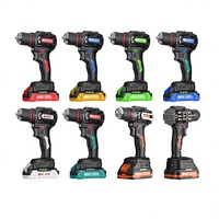 Perceuse sans fil rechargeable DIY à moteur sans balais, vitesse variable, pour réparation automobile, diamètre de perçage max. 10 mm, OEM