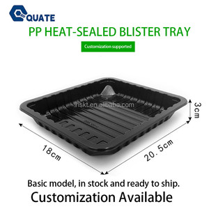 Bandejas de plástico desechables personalizadas de fábrica para carne de res, pan, alimentos congelados al vacío y carne fresca, tipo blister MAP - Product Image 5