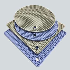 Logo personalizzato resistente al calore pentola calda <span class=keywords><strong>tappetino</strong></span> <span class=keywords><strong>antiscivolo</strong></span> <span class=keywords><strong>multiuso</strong></span> tappetini in Silicone per piatti caldi per cucina - Product Image 1
