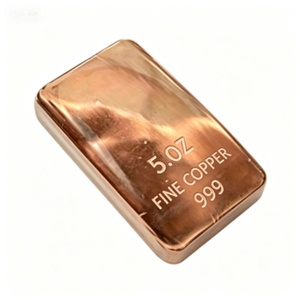 New 5OZ Pure 999 Non-Alloy Square Copper Ingot Model C10100 TG for Industrial Use - Product Image 5