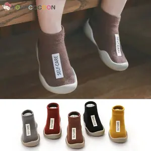 Non-Skid Indoor Floor Slipper Shoes Baby Boy Baby Walking Shoes Baby Sock Shoes Rubber