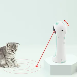 2023 sıcak satış 4 adet AA pil USB güç tedarikçisi lazer ışığı Teaser elektrikli kedi köpek evcil hayvan oyuncakları
