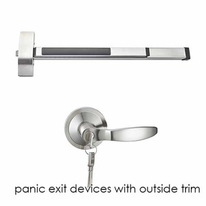 Cửa Chống Cháy Panic <span class=keywords><strong>Bar</strong></span> Thiết Bị Thoát Khỏi Mà Không Cần Dogging Được Trang Bị Cửa Đẩy Thanh Hoảng Loạn Với Đòn Bẩy - Product Image 5