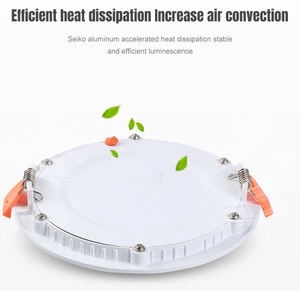 Vòng Vuông Mỏng Nhôm <span class=keywords><strong>LED</strong></span> Trần Lõm Ánh Sáng 3W-24W 3000K/4000K/6500K Nhiệt độ Màu Sắc Thiết Kế Hiện Đại Cho Nhà Văn Phòng Phòng Ngủ - Product Image 3