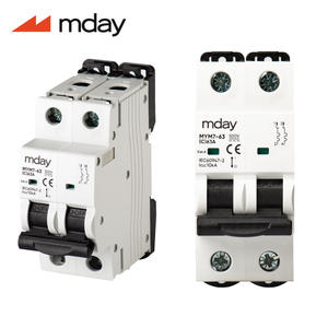Interruttore Automatico DC (MCB) Mday MYM7-63 per Uso Solare, Materiale Rame, 500V/1000V 50/60Hz, Capacità di Interruzione 10kA, Montaggio su Guida DIN, 3P B/C/D - Product Image 5