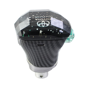 Toyota Senna Crystal Gear <b>Shift</b> <b>Knob</b> Carbon Fiber Led Ergonomic Car Accessory - Product Image 2