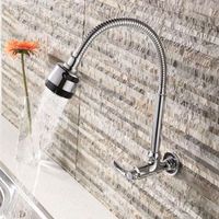 Robinet d'eau durable en ABS, eau froide uniquement, pour cuisine extérieure, robinet moderne noir flexible en ABS pour cuisine domestique