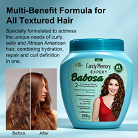 Promo Panas 1000g Perawatan Kondisioner 2-in-1 Ukuran Salon Anti Frizz Melembapkan Memperbaiki Rambut Kering Rusak