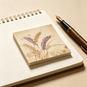 Wheat Field Design Memo Pad 70 Sheets Per Pad For Office School Use - Product Image 3