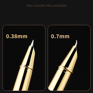 Business Advanced Luxury Metal <span class=keywords><strong>Fountain</strong></span> <span class=keywords><strong>Pen</strong></span> com logotipo Escrita Diâmetros de 0,38mm e 0,7mm para Compras em Grupos Corporativos - Product Image 4