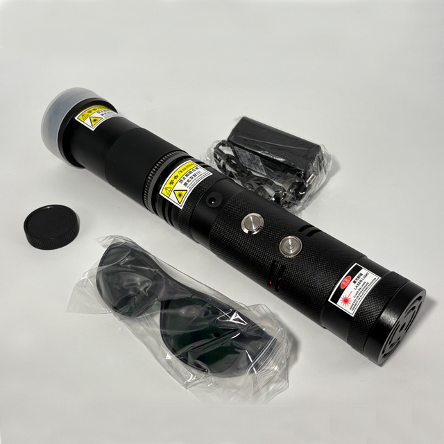 Portable Invisible Laser Flashlight Torch Device With Lens and Charger