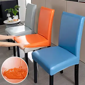 Da không thấm nước ghế Bìa phòng ăn đàn hồi slipcover cho ghế nhà bếp Spandex trường hợp phòng khách văn phòng trang trí nội thất