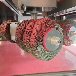 Honry SQ1000 High Quality 1m <strong>Sand</strong> Belt <strong>Grinder</strong> 2in1 Steel Sander Drawing Two Edge Deburring Machine for Inox SS Aluminum Plate - Product Image 4