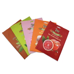 Zhongbao China Factory Cheap Price Smell Proof Die Cut Mylar Plastic Bags Back Center Sealed Candy Cookies Sachet