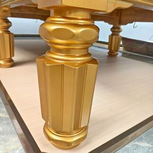 Table de billard anglaise avec structure en chêne et pieds en bois, durable pour usage domestique ou en club - Product Image 2